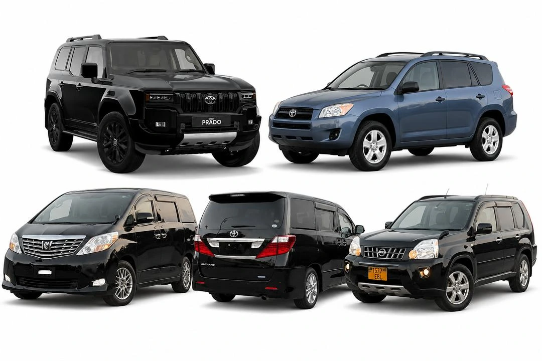 Relim Consult fleet — SUVs, vans and executive vehicles available for hire